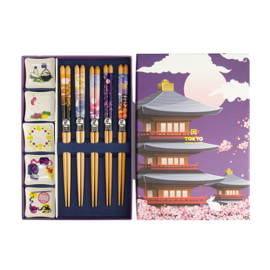 TDS, 5 Chopstick Giftset, Japan, Item No. 22227