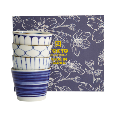 TDS, Becher Geshenkset, 4-tlg., Ø 8,3 x 6,5 cm, 180 ml, Art.-Nr. 22242