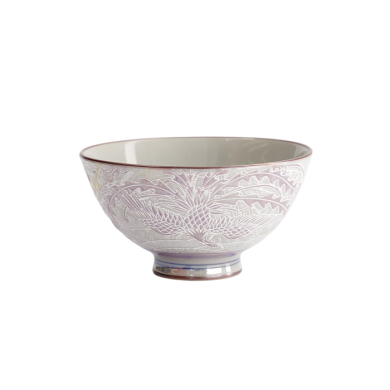 TDS, Rice Bowl, Kawaii, Luster Phoenix, Purple, Ø 11.5 x 6 cm, 300ml - Item No. 22254