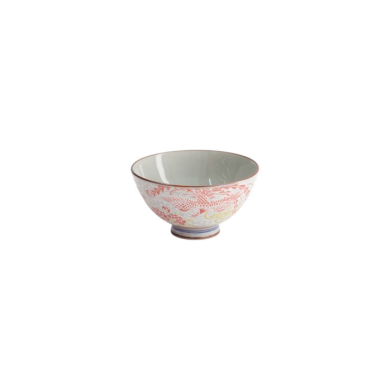 Reisschale Kawaii Luster Phoenix Rot, Porzellan, Ø 11,5 × 6 cm, 300 ml, Art.-Nr. 22255