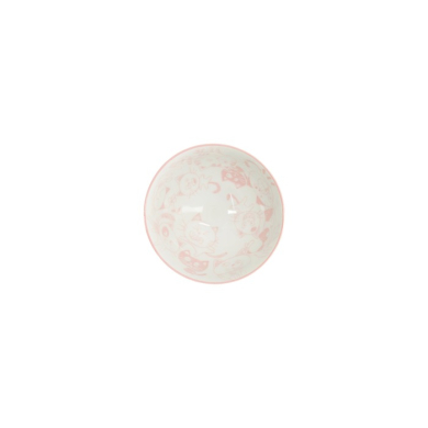 Rice Bowl Kawaii Funny Cat Pink, Porcelain, Ø 11.5 × 6 cm, 300 ml, Item No. 22256
