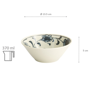 TDS, Bowl, Neko Maruke, Cat, Ø 13.5x5cm, 370ml, Item No. 22298