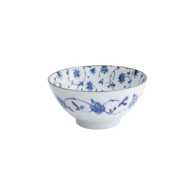 Bowl Natsu Karakusa Mixed Bowl Blue/White, Ceramic, Ø 17.8 × 9.5 cm, Item No. 22316