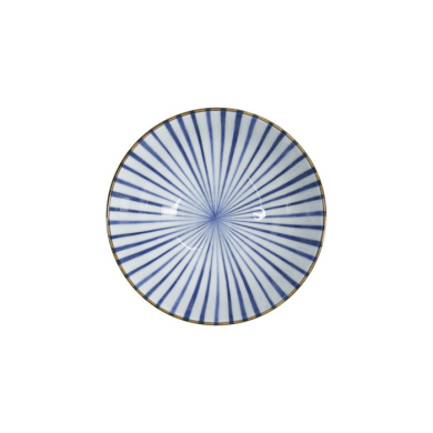 Rice Bowl Natsu Tokusa Mixed Bowl Blue/White, Porcelain, Ø 17.8 × 9.5 cm, 1 l, Item No. 22334