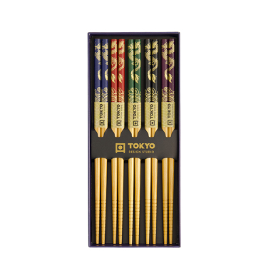 TDS, 5 Chopstick Giftset, Dragon, Item No. 22349