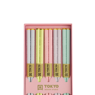 TDS, 5 Chopstick Giftset, Pink Sakura, Item No. 22351