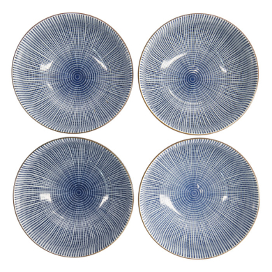 TDS, 4 Bowls Set, Sendan Tokusa, Ø 12,8 cm, Item No. 22511
