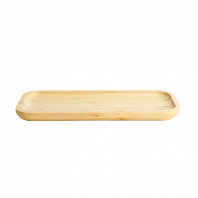 30x13x1.7cm Bamboo Wooden Tray at g-HoReCa (picture 2 of 6)