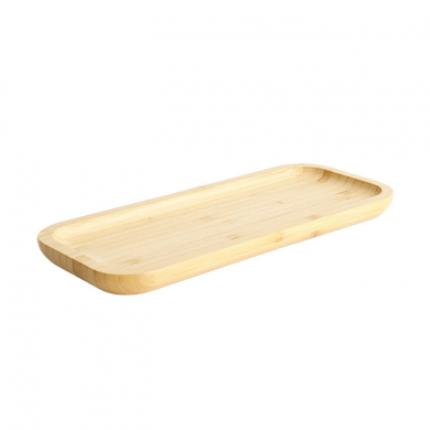 30x13x1.7cm Bamboo Wooden Tray at g-HoReCa (picture 5 of 6)