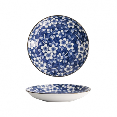 Tokyo Blue Sakura Round Plate at g-HoReCa (picture 1 of 5)