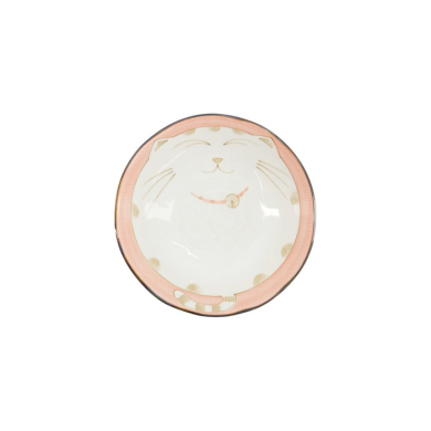 Reisschale Kawaii Katze Neko Rosa, Porzellan, Ø 16,5 cm, 450 ml, Art.-Nr. 2468