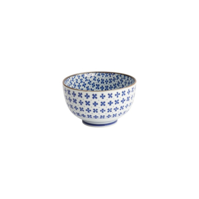 Schale Japan Flower Sakura Blau/Weiß, Porzellan, Ø 13 × 7,8 cm, 500 ml, Art.-Nr. 2721