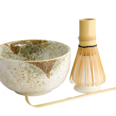 Matcha Schale, Geschenkset, 4Stk, 11 x 8 cm, Yokishino, Art.-Nr. 33002