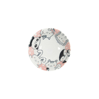 Tayo Bowl Kawaii Animal Pink, Porcelain, Ø 15.2 × 6.7 cm, 500 ml, Item No. 33019