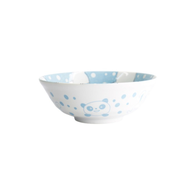 Ramen Bowl Kawaii Animal Blue, Porcelain, Ø 21 × 7.8 cm, 1 l, Item No. 33023