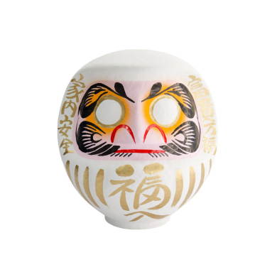 TDS, Daruma, Decoration, White, Ø 17 cm - Item No. 33050