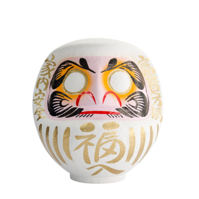 TDS, Daruma, Decoration, White, Ø 25 cm - Item No. 33056