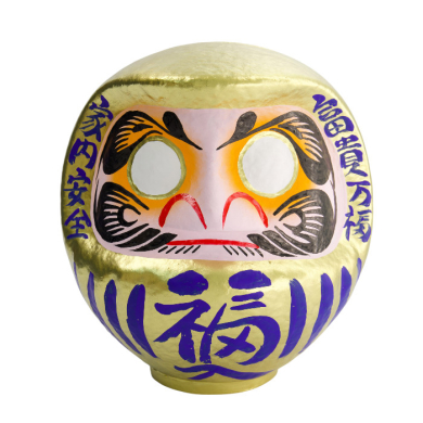 TDS, Daruma, Decoration, Gold, Ø 40 cm - Item No. 33063