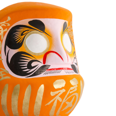 TDS, Daruma, Dekoration, Orange, 75cm - Art Nr. 33065