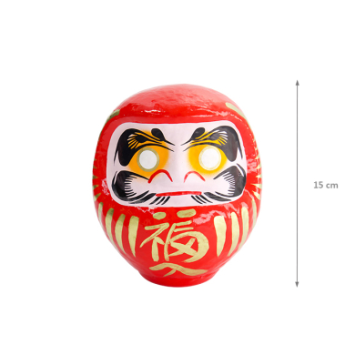 TDS, Daruma, Dekoration, Rot, 15 cm - Art Nr: 33135