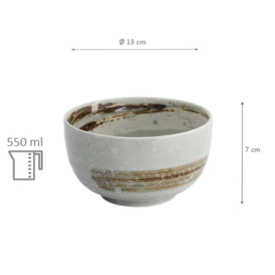 TDS, Bowl, Naruto, Mixed Bowl, Ø 13x7cm, 550ml, Item No. 33184