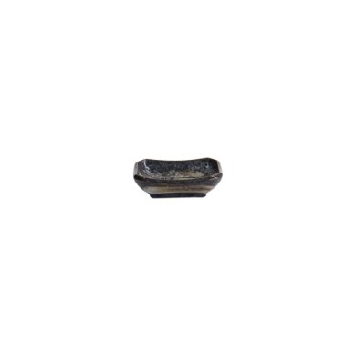 Sauce Bowl Arahake Black, Porcelain, 8.8 × 6.5 × 2.8 cm, Item No. 33187