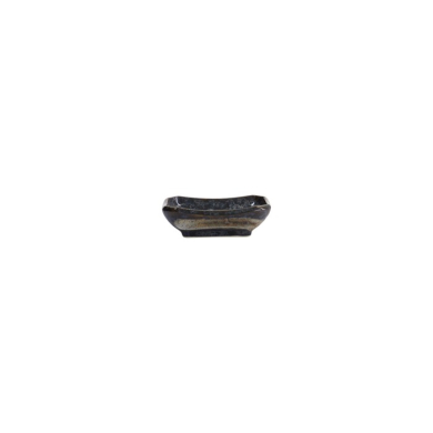 Sauce Bowl Arahake Black, Porcelain, 8.8 × 6.5 × 2.8 cm, Item No. 33187