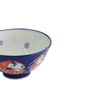 Schale Kawaii Daruma Blau, Porzellan, Ø 11,5 × 6 cm, 300 ml, Art.-Nr. 33203