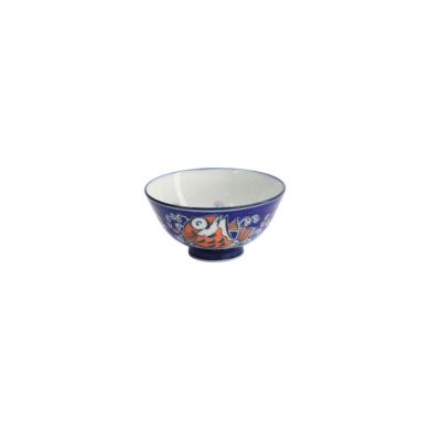 Bowl Kawaii Snapper Blue, Porcelain, Ø 11.5 × 6 cm, 300 ml, Item No. 33205