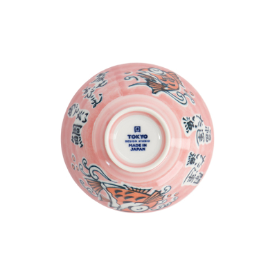 TDS, Rice Bowl, Kawaii, Snapper, Pink, Ø 11.5x6cm 300ml, Item No. 33206