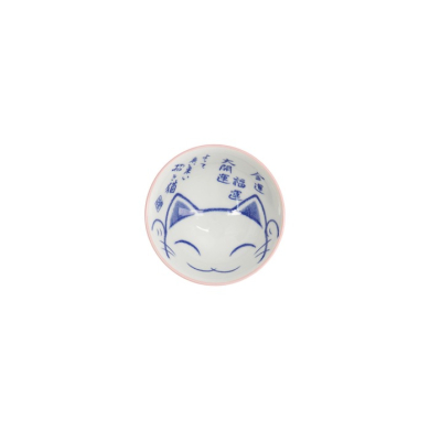 Reisschale Kawaii Lucky Cat Rosa, Porzellan, Ø 11,5 × 6 cm, 300 ml, Art.-Nr. 33211