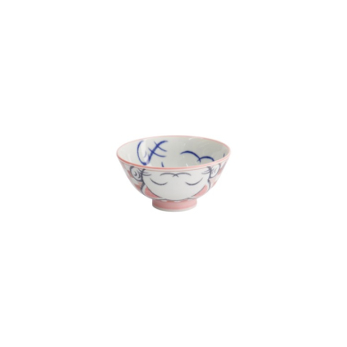 Reisschale Kawaii Lucky Cat Rosa, Porzellan, Ø 11,5 × 6 cm, 300 ml, Art.-Nr. 33211