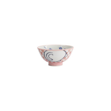 Reisschale Kawaii Lucky Cat Rosa, Porzellan, Ø 11,5 × 6 cm, 300 ml, Art.-Nr. 33211