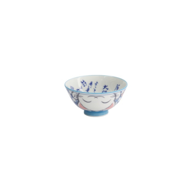 Reisschale Kawaii Lucky Cat Blau, Porzellan, Ø 11,5 × 6 cm, 300 ml, Art.-Nr. 33212