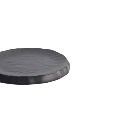 Round Plate Iwate Black Rock, Melamine, Ø 23 × 2 cm, Item No. 33278