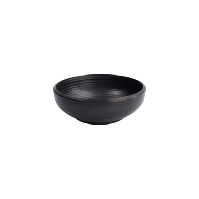 Salad Bowl Iwate Black, Melamine, Ø 16.4 × 5.8 cm, 700 ml, Item No. 33281
