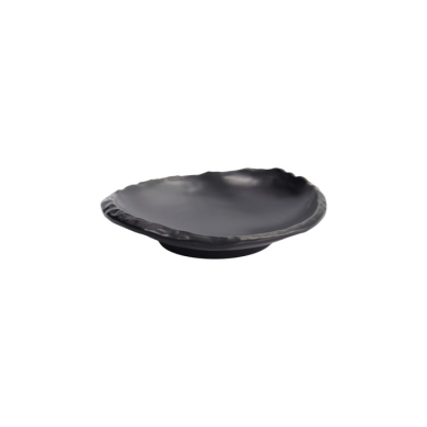 Plate Iwate Black, Melamine, Ø 18.5 × 4.5 cm, Item No. 33282