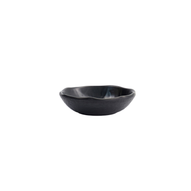 TDS, Sauce Bowl, Melamine Iwate Black, Ø 8.2x2.3cm 50ml, Item No. 33283