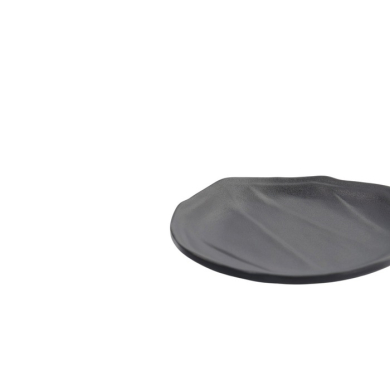 Plate Iwate Black, Melamine, Ø 15.7 × 2.3 cm, Item No. 33289