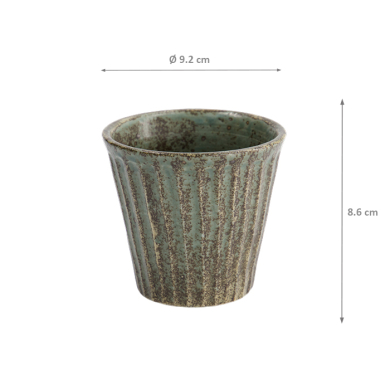 TDS, Tasse, Mino Craft Wabi Uguisu, Ø 9,2x8,6cm, Art Nr. 33308