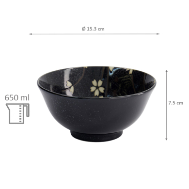 TDS, Bowl, Sakura, Ø 15.3x7,5cm, 650ml, Item No. 33402