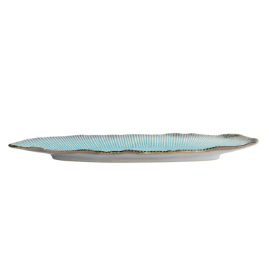 TDS, Langer Teller, Yamasaku, Blau, 33x13,5x2,5cm, Art.-Nr. 33428