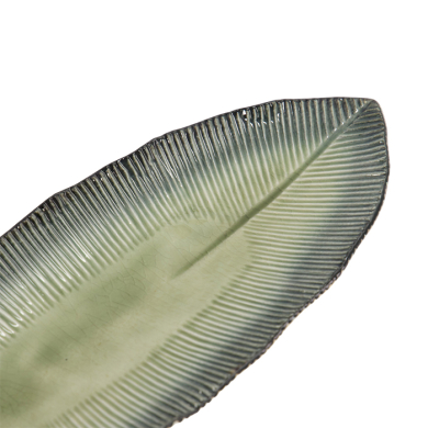 TDS, Länglicher Teller, Yamasaku, Grün, 33x13,5x2,5cm, Art.-Nr. 33435