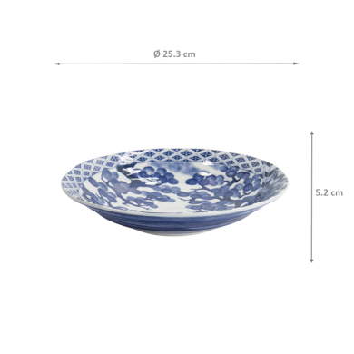 TDS, Pasta Plate, Wa, Hawk, Ø 25.3x5.2cm - Item No. 33488
