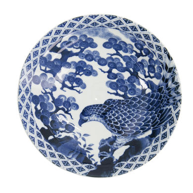 TDS, Pasta Plate, Wa, Hawk, Ø 25.3x5.2cm - Item No. 33488