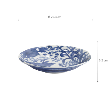 TDS, Pasta Plate, Wa, Frog, Ø 25.3x5.2cm - Item No. 33489