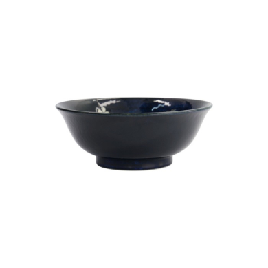 Ramen Bowl Cobalt Blue Sakura, Porcelain, Ø 20.5 × 8 cm, 1.2 l, Item No. 33516
