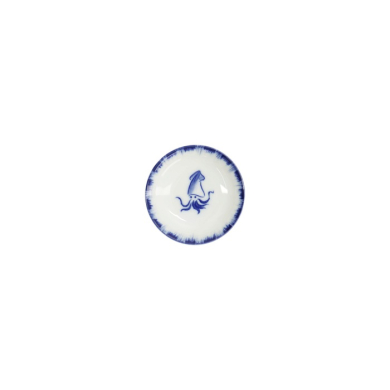 Saucenschale Squid Blau/Weiß, Porzellan, Ø 9 × 2 cm, Art.-Nr. 33560