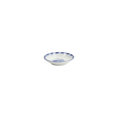 Saucenschale Shrimp Blau/Weiß, Porzellan, Ø 9 × 2 cm, Art.-Nr. 33562