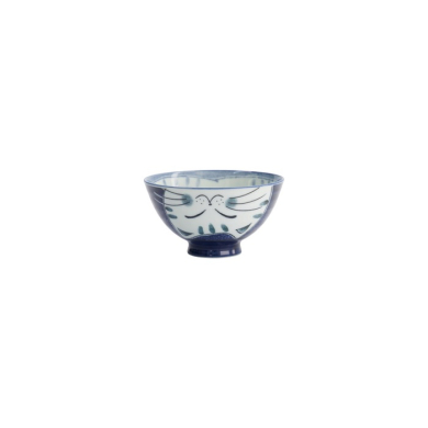Schale Kawaii Cat Blau (Blau/Weiß), Porzellan, Ø 11,5 × 6 cm, 300 ml, Art.-Nr. 33594